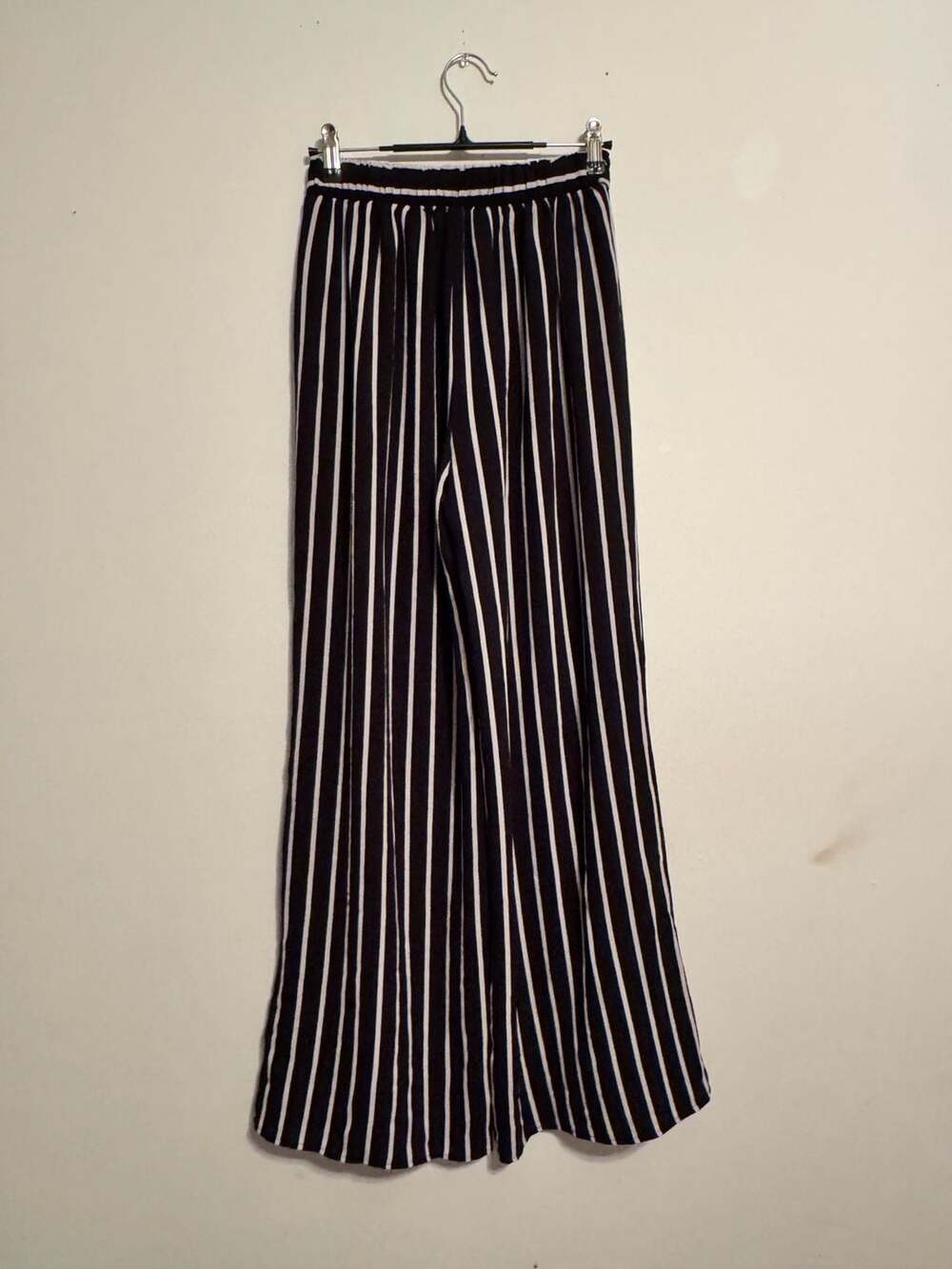 Active USA Striped Wide Leg Pants Size Small
